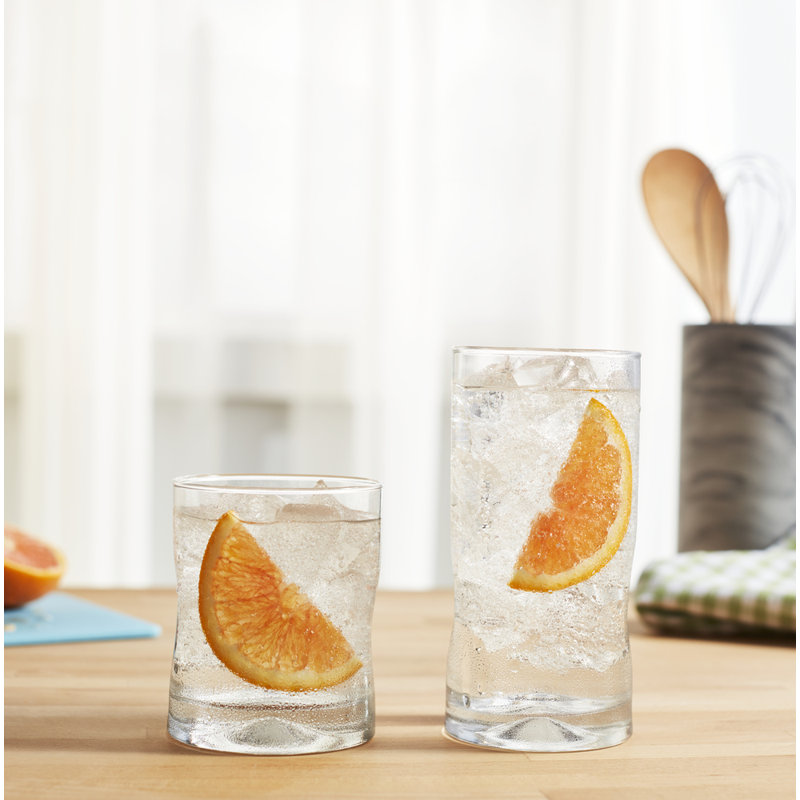 Libbey Impressions 16 Piece Glass Assorted Glassware Set & Reviews